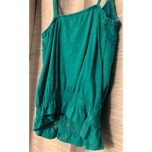 Teal Embellished Tank Top - Picture 5 of 6